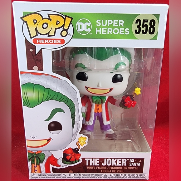 The joker as santa funko # 358 (nib) - Picture 2 of 7